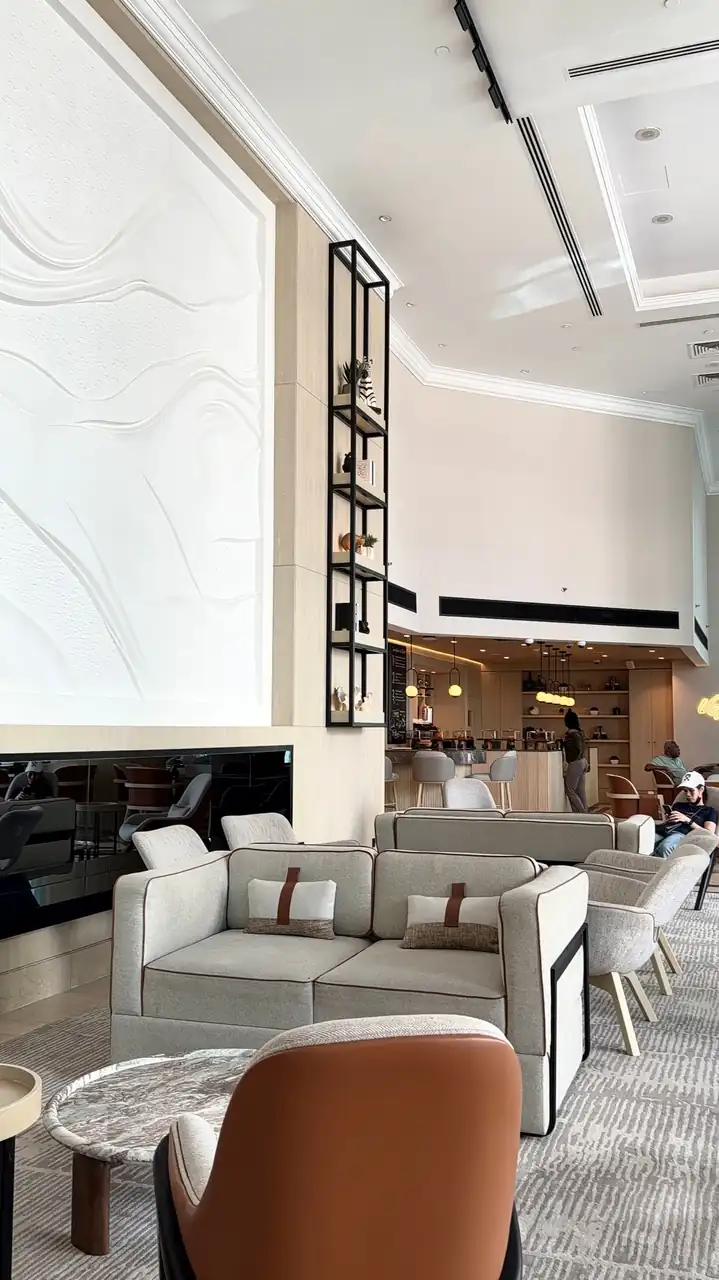 Sophisticated lounge interior
