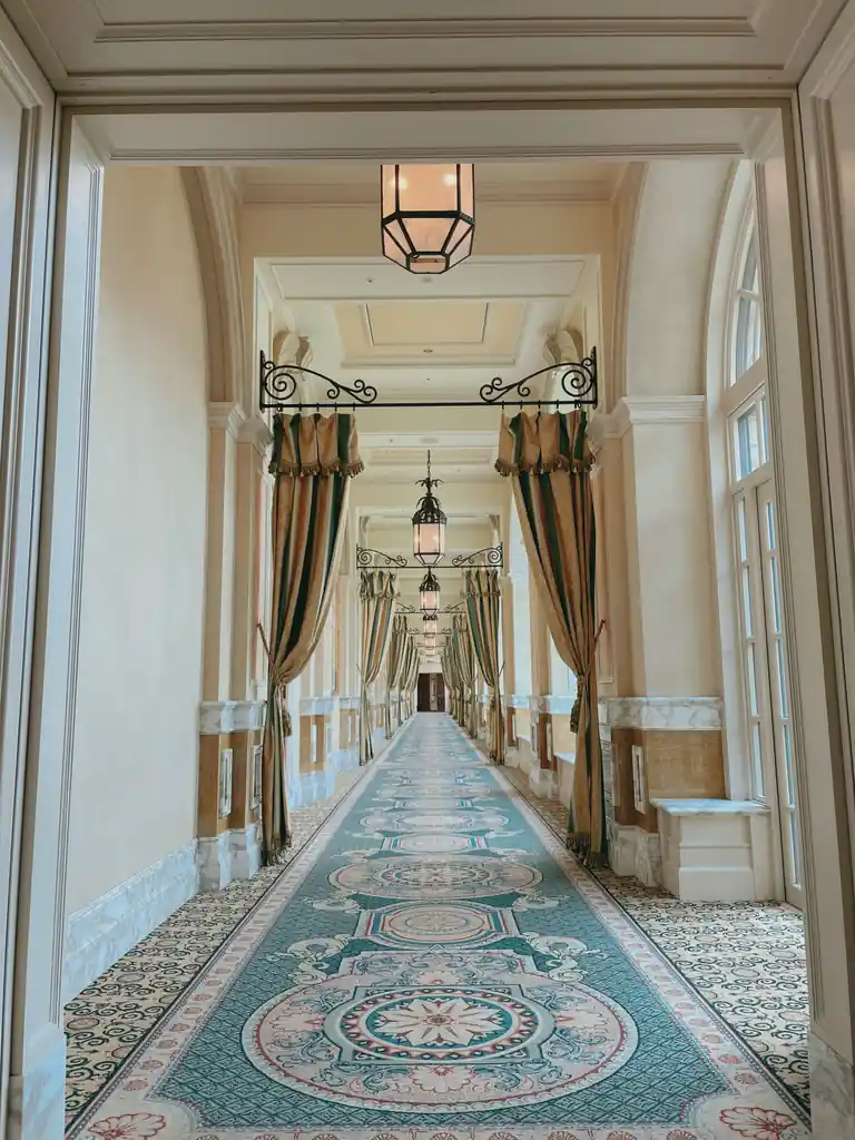 Luxurious Manor Corridor